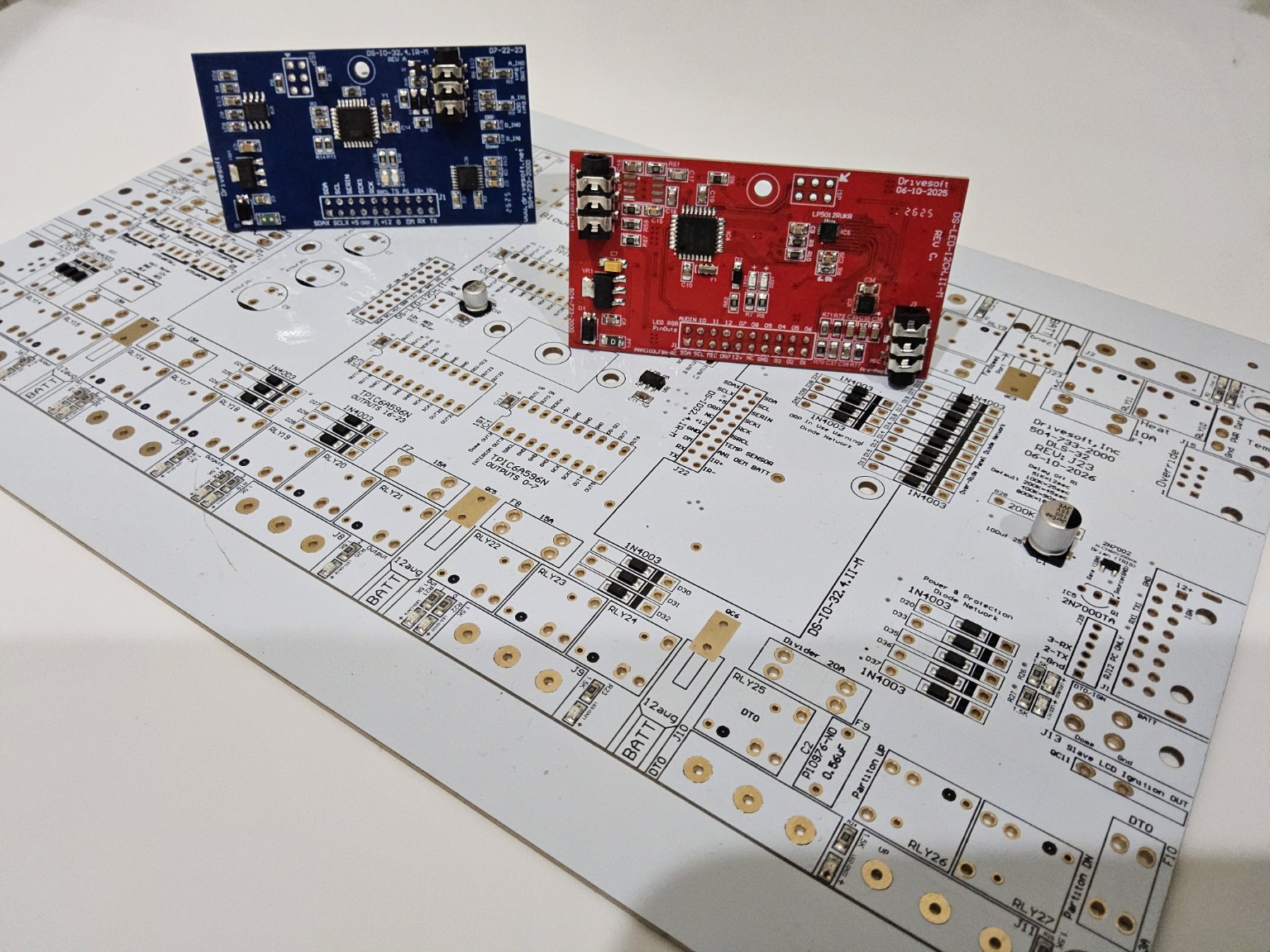 Drivesoft printed circuit board engineering and controller prototypes