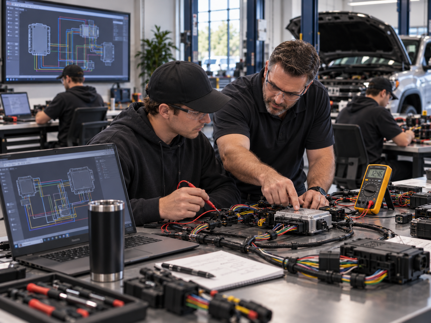 Automotive electronics hands-on training