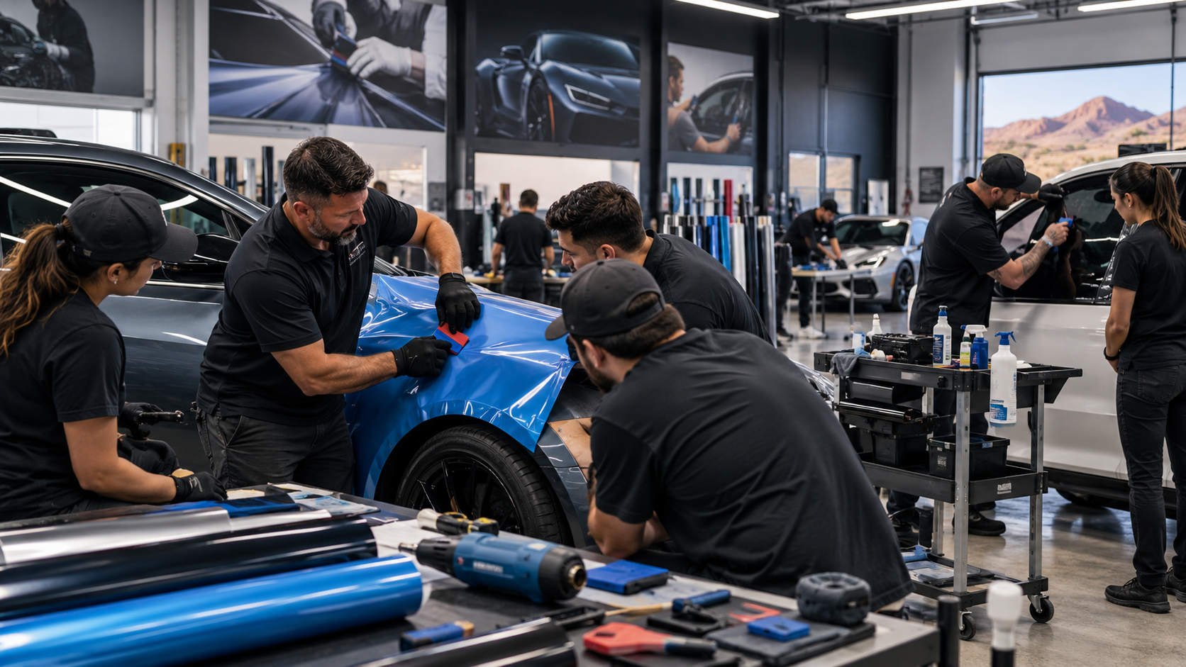 Vehicle wrap and window tint training