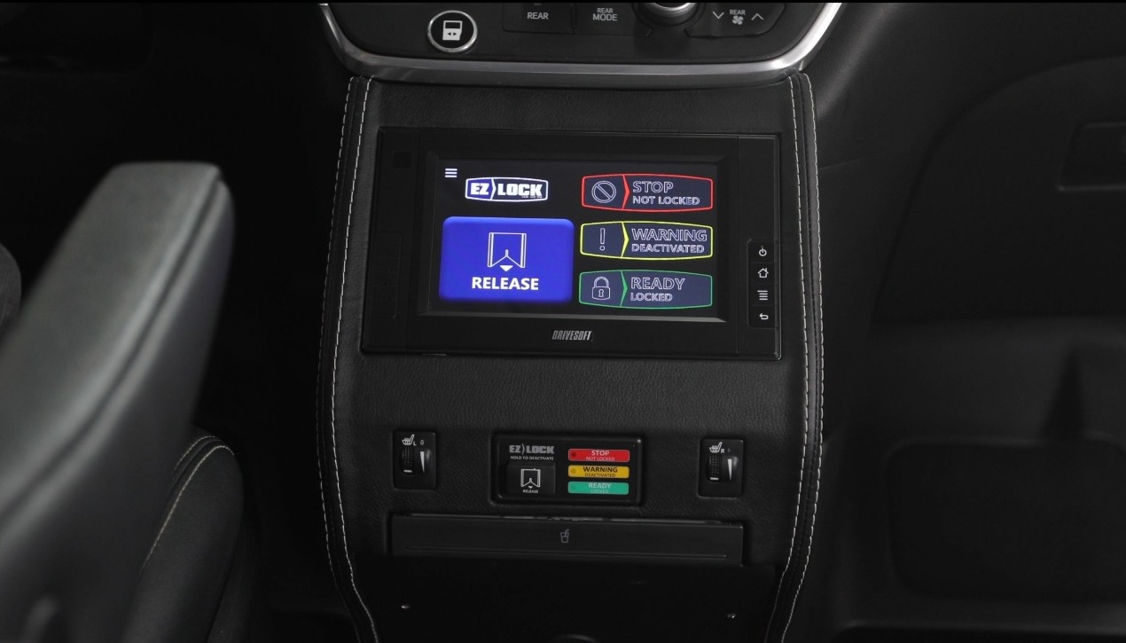 EZ LOCK driver dashboard controls