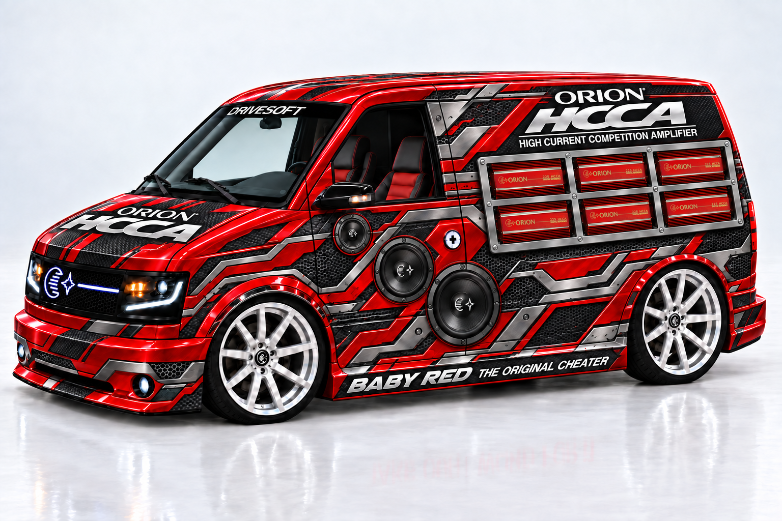 Approved red Baby Red HCCA Chevrolet Astro van